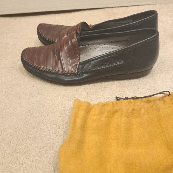 Lorenzo Banfi leather dress shoes Men's Made in Italy w/ carry bag - Picture 3 of 6